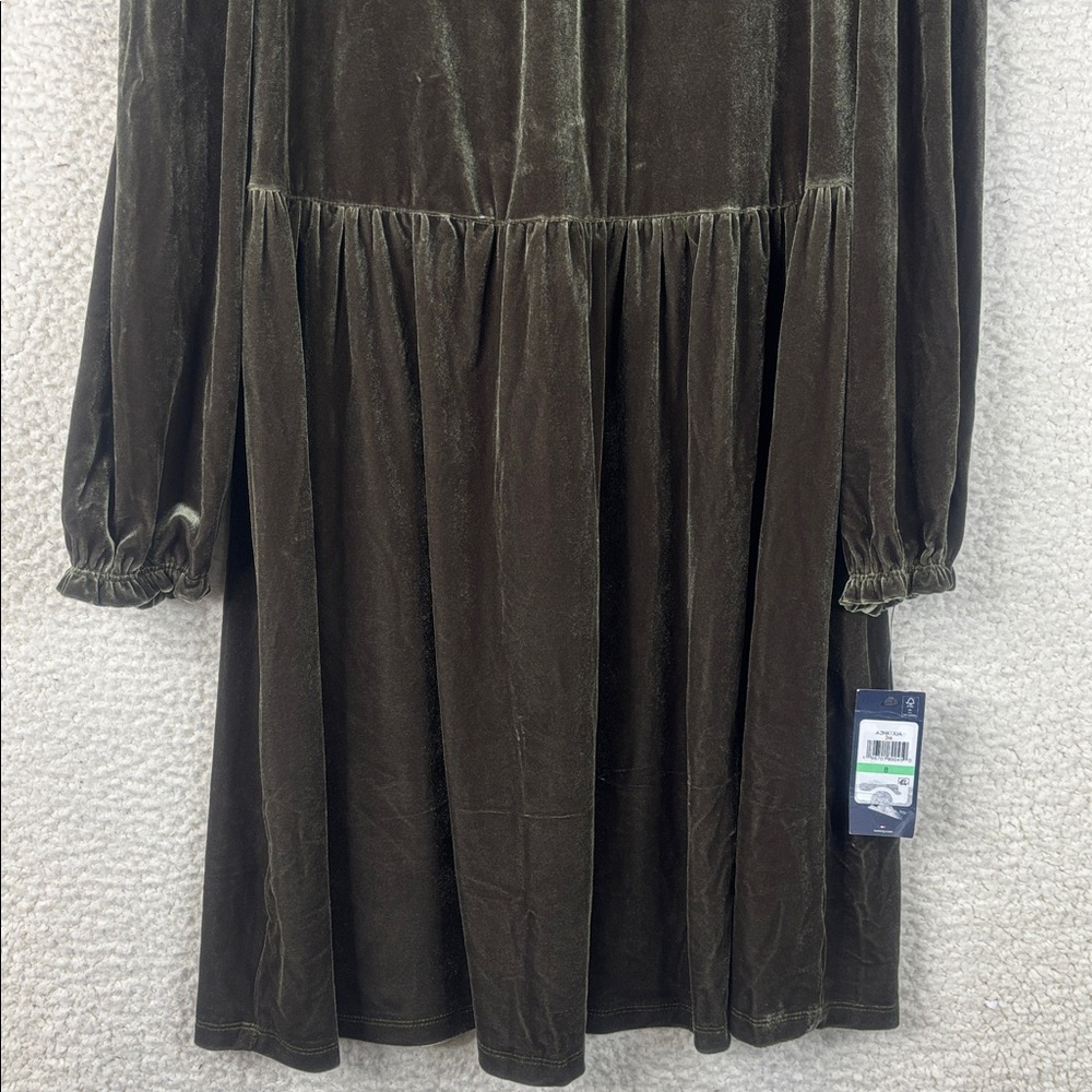 Tommy Hilfiger Dark Brown Long Sleeve Dress Size 8 - Picture 6 of 13